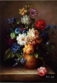 unknow artist Floral, beautiful classical still life of flowers.087 oil painting picture